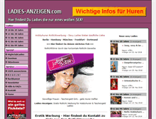 Tablet Screenshot of ladies-anzeigen.com